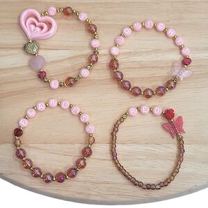 Taylor Swift Hand Crafted  Bracelets Valentines Special Set Of 4 Stretch